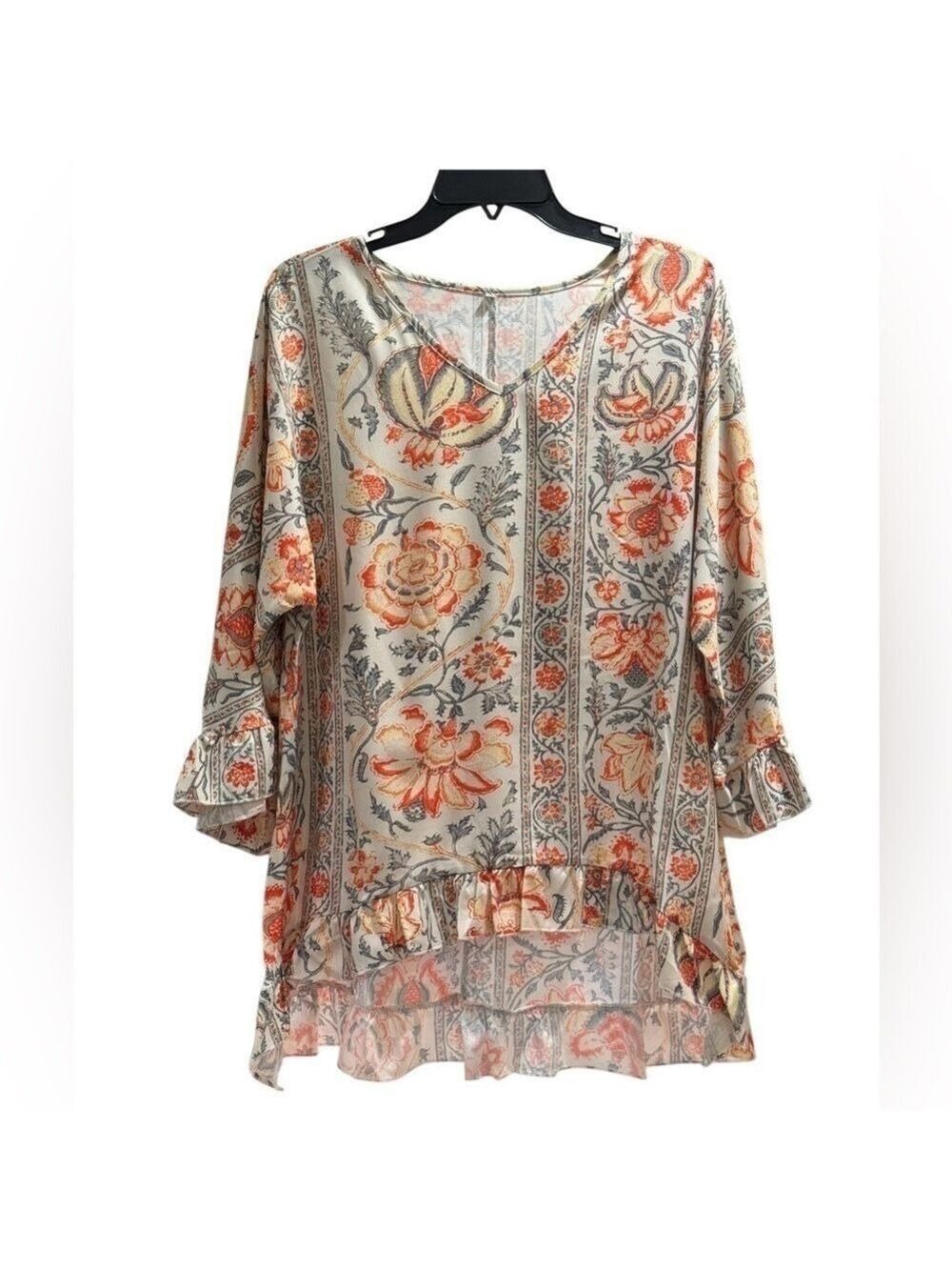 Floral Oversized Top Women's Small